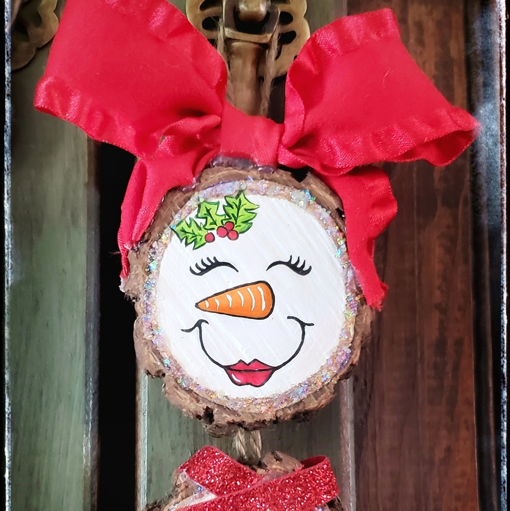 Snow-woman Christmas Ornament